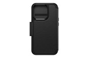 Mobil - Covers & Cases - OtterBox Strada MagSafe Apple iPhone 15 Pro Shadow - black - 77-93560