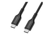 USB kabel - OtterBox Standard Cable USB C-C 1M USB-PD Black - ProPack - 78-81366