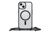 Mobil - Covers & Cases - OtterBox React Necklace MagSafe Apple iPhone 16 Black Crystal - clear/black - ProPack - 77-96819