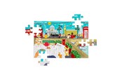 Puslespil - Bigjigs Wooden London City Floor Puzzle 48pcs. Floor - 37038