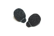 Mikrofon - Rycote Lavalier Foams Black 10-Pack - RYC105514