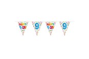 Legetøj - Folat BV - Confetti bunting 9 years 10mtr. - 27109