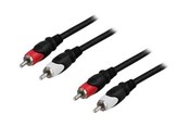 Audio kabel - Deltaco Audio Cable - 1 m - MM-109