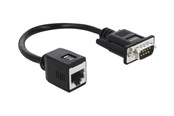 Parallel / Seriel kabel - DeLOCK Serial Adapter DB-9 to RJ-45 - 20 cm - 63999