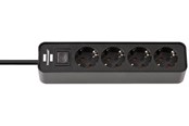 Strømkabel (ekstern) - Brennenstuhl Ecolor Power Strip Extension Lead 4-Way - 1.5 m - 1153240000