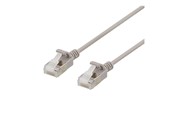 Netværkskabel - Deltaco patch cable - 2 m - grey - Grå - 2m - UFTP-1040