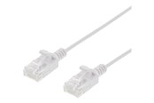 Netværkskabel - Deltaco patch cable - 1.5 m - white - Hvid - 1m - UUTP-1412