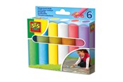 Kreativt Legetøj - SES Creative Playground Chalk 6 pcs - 02206