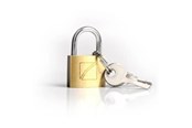 Sikkerhedsudstyr - Travelblue Security Suitcase Padlock 20 mm - Solid Brass - 020