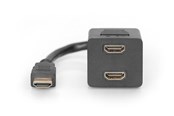 Skærmkabel - DIGITUS HDMI Y-Splitter Cable - 0.2m - AK-330400-002-S