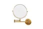 Makeupspejl - UNIQ Wall Mirror with 10x Magnification in Gold - 7023-1