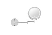 Makeupspejl - UNIQ LED Wall-Mounted Cosmetic Mirror with Articulating Arm and 5x Magnification - 6263