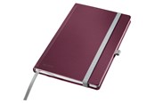 Blokke, Formularer & Notesbøger - Leitz Style notesbog A5 linjeret med hardcover, rød - 44851028