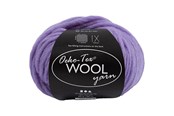 Garn & Tilbehør - Creativ Company - Wool yarn Purple 50m - 4824544