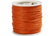 Kreativitet & Hobbyartikler - Creativ Company - Cotton cord Orange 40m - 51570