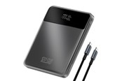 Powerbank - 4smarts Power Bank Enterprise Slim - 20000 mAh Powerbank - Sort - 20000 mAh - 4S540622