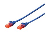 Netværkskabel - DIGITUS Professional patch cable - 50 cm - blue - Blå - 0.5m - DK-1617-005/B