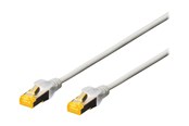 Netværkskabel - DIGITUS Professional patch cable - 25 cm - grey - Grå - 0.25m - DK-1644-A-0025