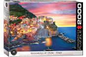 Puslespil - Eurographic Manarola at Dusk Italy(2000) - 709-8220-5635