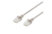 Netværkskabel - Deltaco Patch Cable - 30 cm - Grå - 0.3m - UUTP-1000