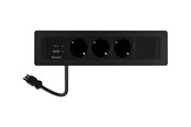 Strømkabel (ekstern) - Deltaco OFFICE Power Strip - 3 Outlets - GT-1303