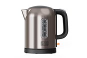 Elkedel - Black & Decker Elkedel Kettle 1L 2200W Brushed Steel - Børstet stål - 2200 W - ES9580120B