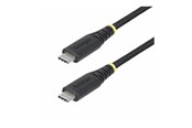 USB kabel - StarTech.com 1m USB-C Charging Cable 240W Silicone Jacket w/Braid - USB-C cable - 24 pin USB-C to 24 pin USB-C - 1 m - S2CEPR1M-USB-CABLE