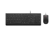 Tastatur - Lenovo Essential Wired Combo - keyboard and mouse set Input Device - Tastatur & Mus sæt - Engelsk - UK - Sort - 4X31R64438