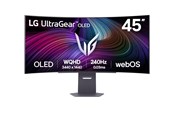 Skærm - 45" LG UltraGear 45GX90SA-B - 3440x1440 (UWQHD) - 240Hz - OLED - 65W USB-C - 45GX90SA-B.AEU