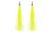 Kostumer - Boland - Earrings Festival Neon Yellow 20cm - 64431