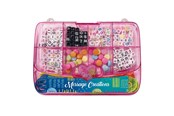 Kreativitet & Hobbyartikler - Clementoni - Crazy Chic Jewelry Making Beads Set in Storage Box Pink - 18892