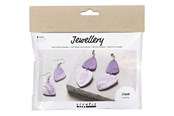 Kreativitet & Hobbyartikler - Creativ Company - Mini Hobbyset Jewelry Earrings Purple - 977676