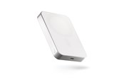 Powerbank - ZENS Slim Qi2 Aluminium Powerbank 10.000 mAh - White Powerbank - Hvid - 10000 mAh - ZEPP10W/00