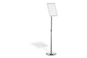 Skilte & kort - DURABLE Gulvskilt aluminium med klikramme A4 - 479823