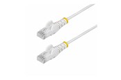 Netværkskabel - StarTech.com 7m White Slim CAT6 Ethernet Cable Snagless 28AWG LSZH - patch cable - 7 m - white - Hvid - 7m - N6PAT7MWHS