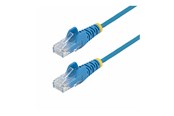 Netværkskabel - StarTech.com 10m Blue Slim CAT6 Ethernet Cable Snagless 28AWG LSZH - patch cable - 10 m - blue - Blå - 10m - N6PAT10MBLS