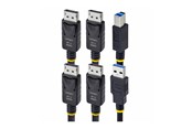 KVM-kabel - StarTech.com 6ft (1.8m) Dual-DisplayPort and USB 5Gbps KVM Cable - keyboard / video / mouse (KVM) cable - 1.83 m - DDU1226-KVM-CABLE