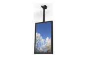 Vægbeslag, AV-Beslag & AV-Møbler - HI-ND mounting component - portrait - for digital signage LCD panel - black RAL 9005 - Max - recommended for 55" - CC5525-5101-02
