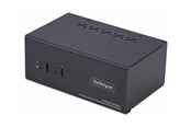 KVM-switch - StarTech.com 2-Port Dual-Monitor DisplayPort en HDMI KVM Switch 4K 60Hz - KVM / audio / USB switch - 2 ports - TAA Compliant - P2ADDH462-KVM-SWITCH