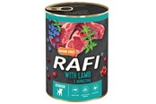Hunde - RAFI Kornfrit vådfoder til hvalpe med lam & bær 400g - 61050
