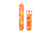 Smartwatch - Tilbehør - Xplora XGO3 Strap - Yellow Giraffe - XGO3-STR-RP-GRAFF