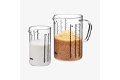 Køkkenredskaber - GEFU Målebægersæt METI 0,5 + 1L glas - G89544