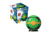 Puslespil - Ravensburger 3D Puzzle Ball Pokémon Pokéball Green 54pcs. 3D Puslespil - 116263