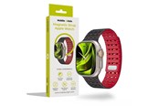 Smartwatch - Tilbehør - Mobile Origin Magnetic Strap - black/red - Apple Watch 49mm/46mm/45mm/44mm - AWMS-01-BLK-RED
