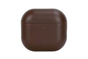 Mobil - Andet Tilbehør - Mobile Origin Leather Case brown - AirPods 4 *DEMO* - LC-AP-BRW-01
