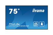 Digital skiltning & Hotel - iiyama ProLite LH7575UHS-B1AG 75" LED-backlit LCD display - 4K - for digital signage - LH7575UHS-B1AG