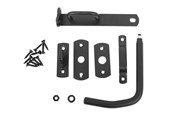 Beslag & hængsler - Home>it barn door handle matte black 26-50 mm. - 20553