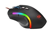 Mus - REDRAGON Griffin M607 - Gaming Mus - Optisk - 6 knapper - Sort med RGB lys - M607 GRIFFIN