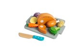 Trælegetøj - Bigjigs Wooden Roast Dinner Playset 12pcs. - 37043