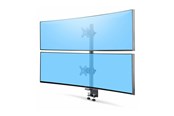 Vægbeslag, AV-Beslag & AV-Møbler - StarTech.com Desk Mount For 2x Vertically Stacked Monitors - Max 32 kg - recommended for 17"-49" (ultrawide) - H2MPV-MONITOR-MOUNT